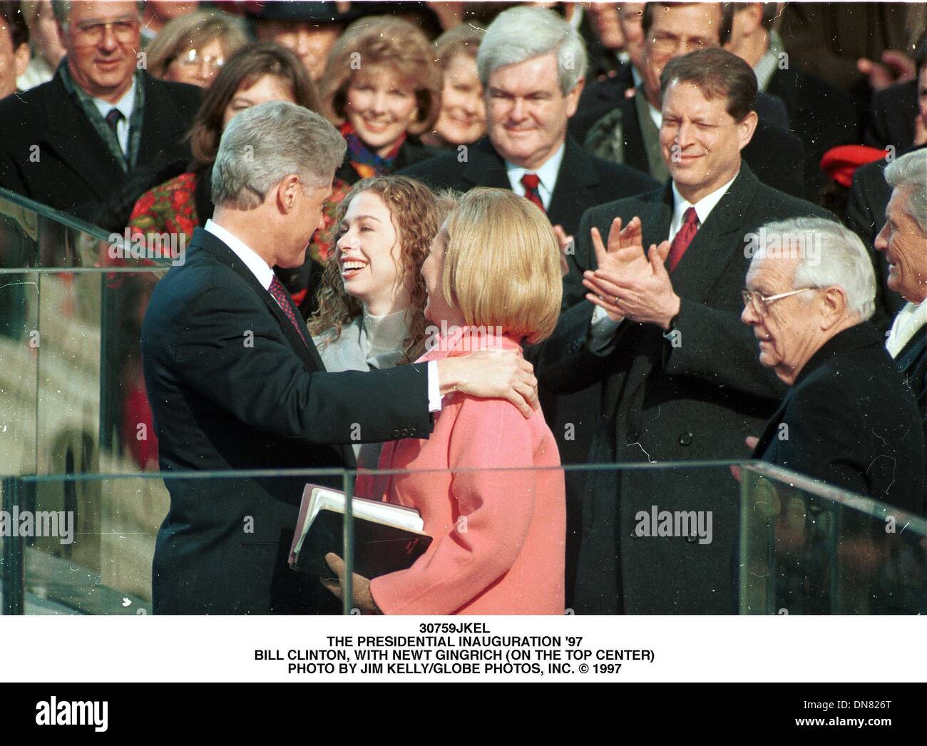 1997 bill clinton inauguration hi-res stock photography and images - Alamy