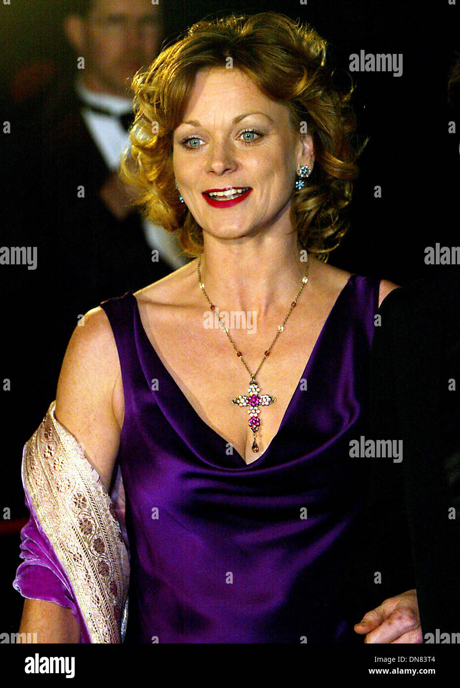 Nov. 19, 2002 - SAMANTHA BOND.WORLD PREMIERE ''DIE ANOTHER DAY'', ROYAL ALBERT HALL, LONDON, ENGLAND, 181102. ALEC MICHAEL.Â©    2002.K27538AM(Credit Image: © Globe Photos/ZUMAPRESS.com) Stock Photo