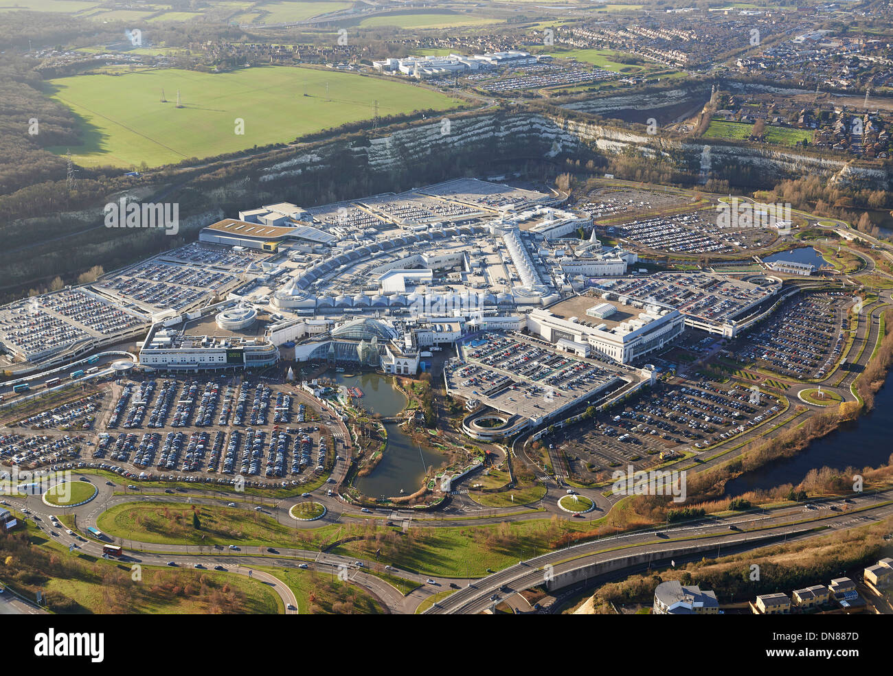 Bluewater Shopping Centre, Kent, South East England Stock Photo