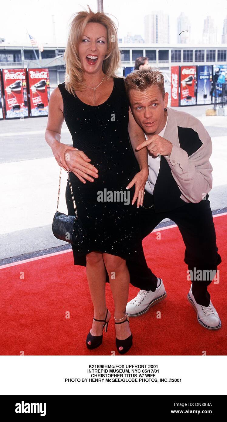 Christopher Titus And Wife High Resolution Stock ...