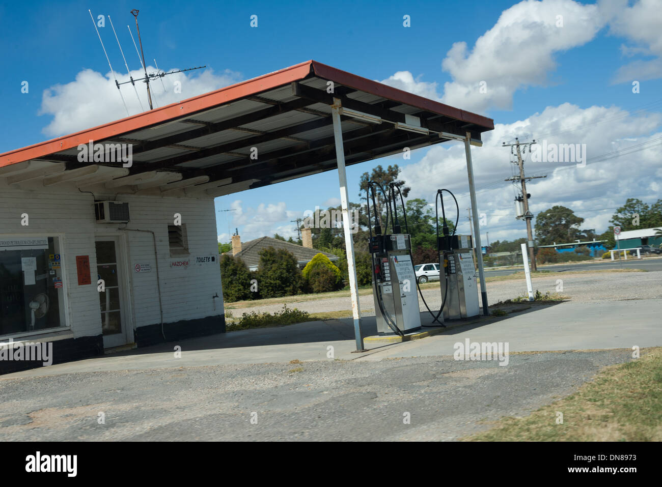old country petrol station in rural Victoria Australia Stock Photo 64721751 Alamy