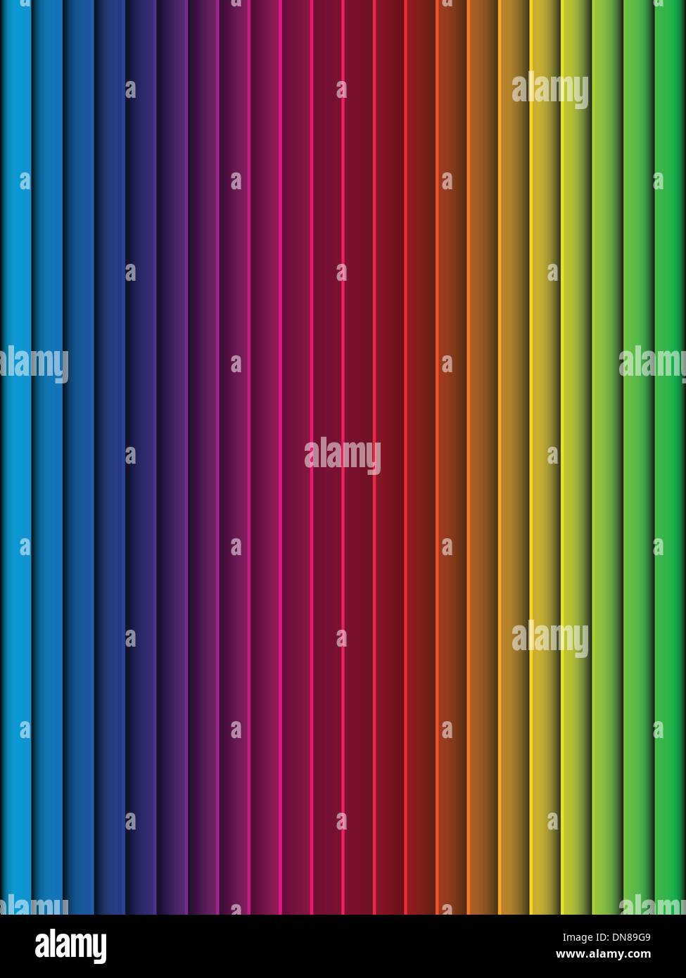 Vector - Rainbow Background Seamless Colorful Stripe Vector Stock Vector