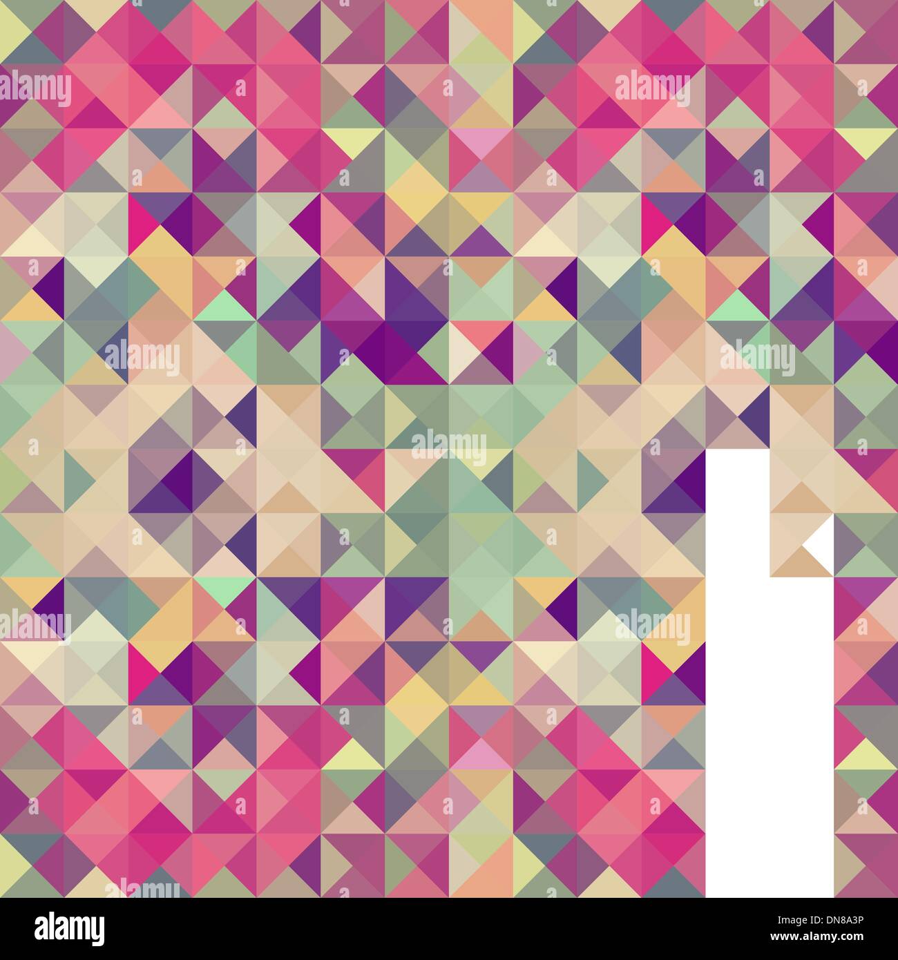 Vintage hipsters geometric pattern. Stock Vector