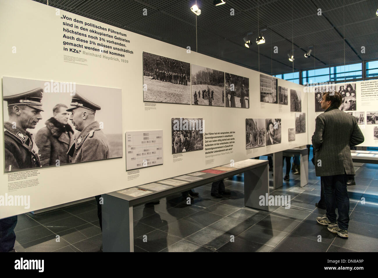 Topography of Terror Topographie des Terrors museum Berlin Germany Europe Stock Photo