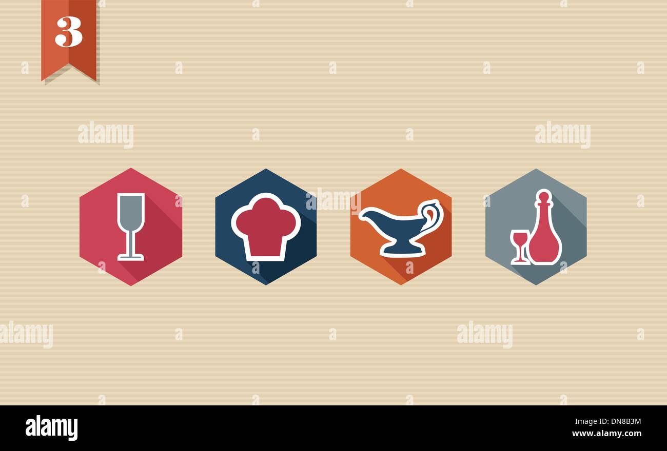 Food menu app Stock Vector Images - Alamy