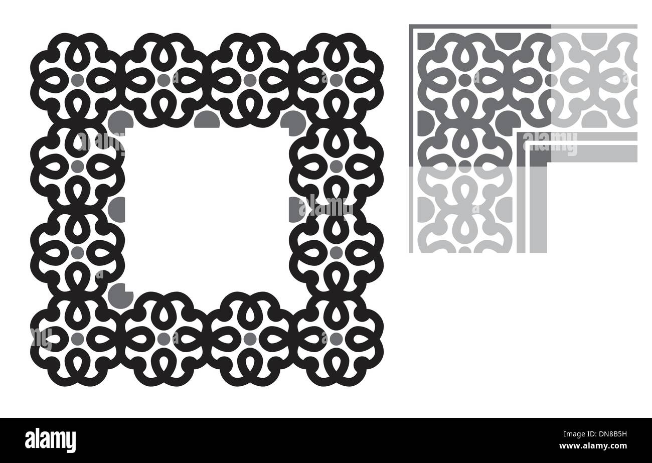 Floral frame ornament Stock Vector Image & Art Alamy