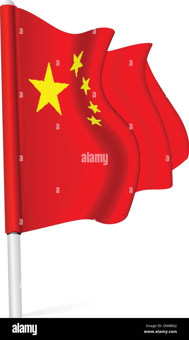 Flag of China Stock Vector