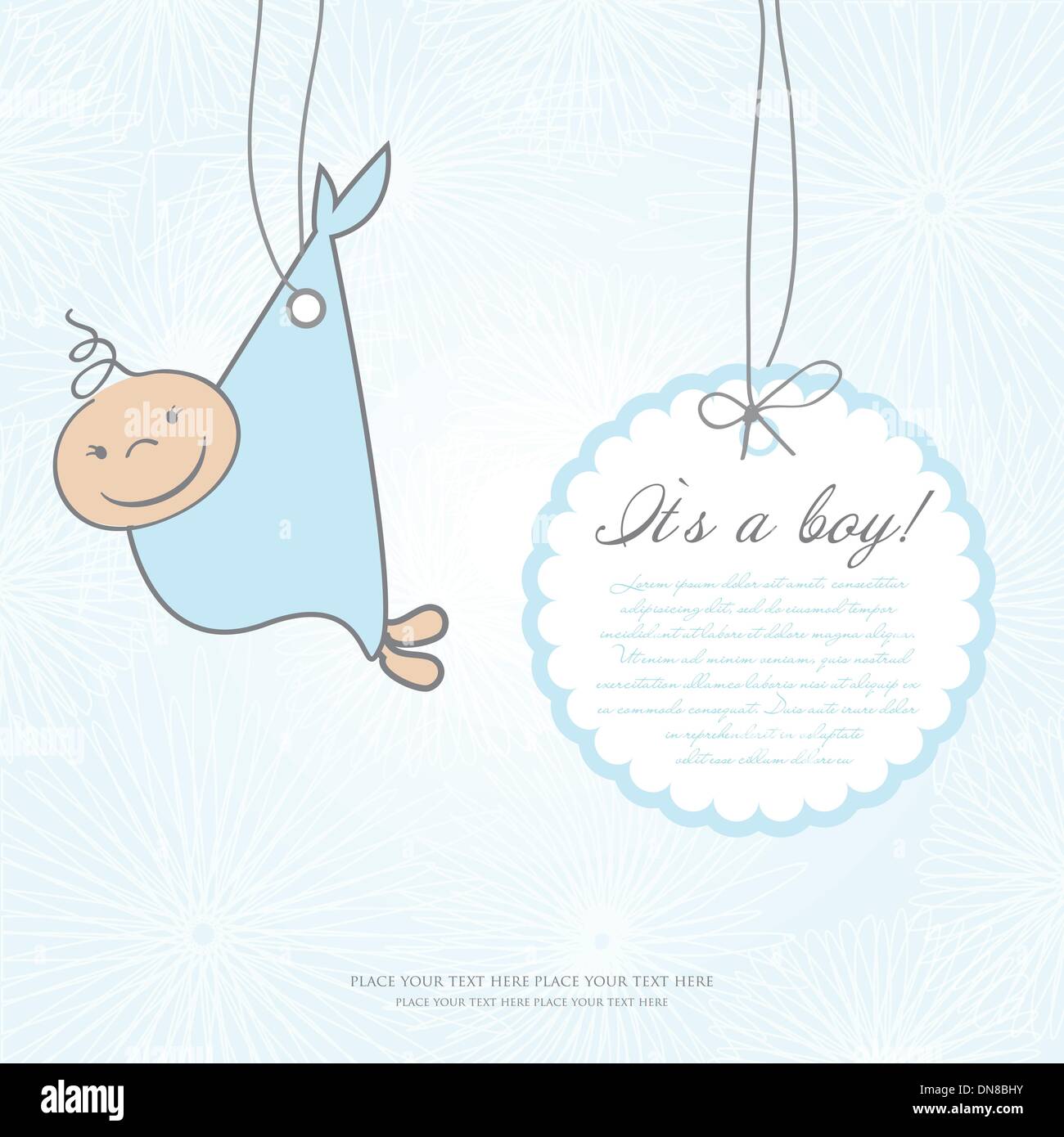 announcing the arrival of baby
