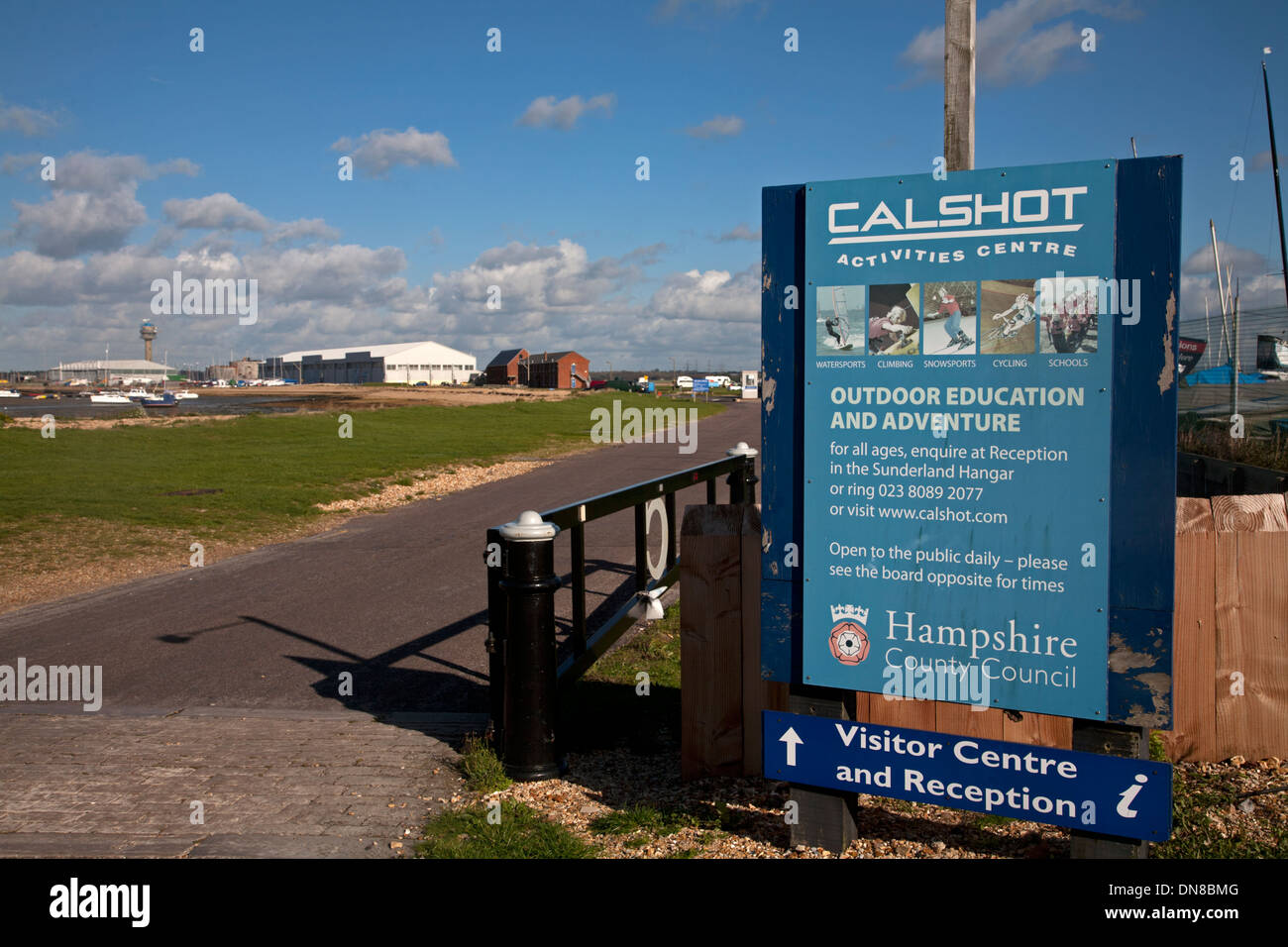calshot activities centre calshot spit hampshire england Stock Photo