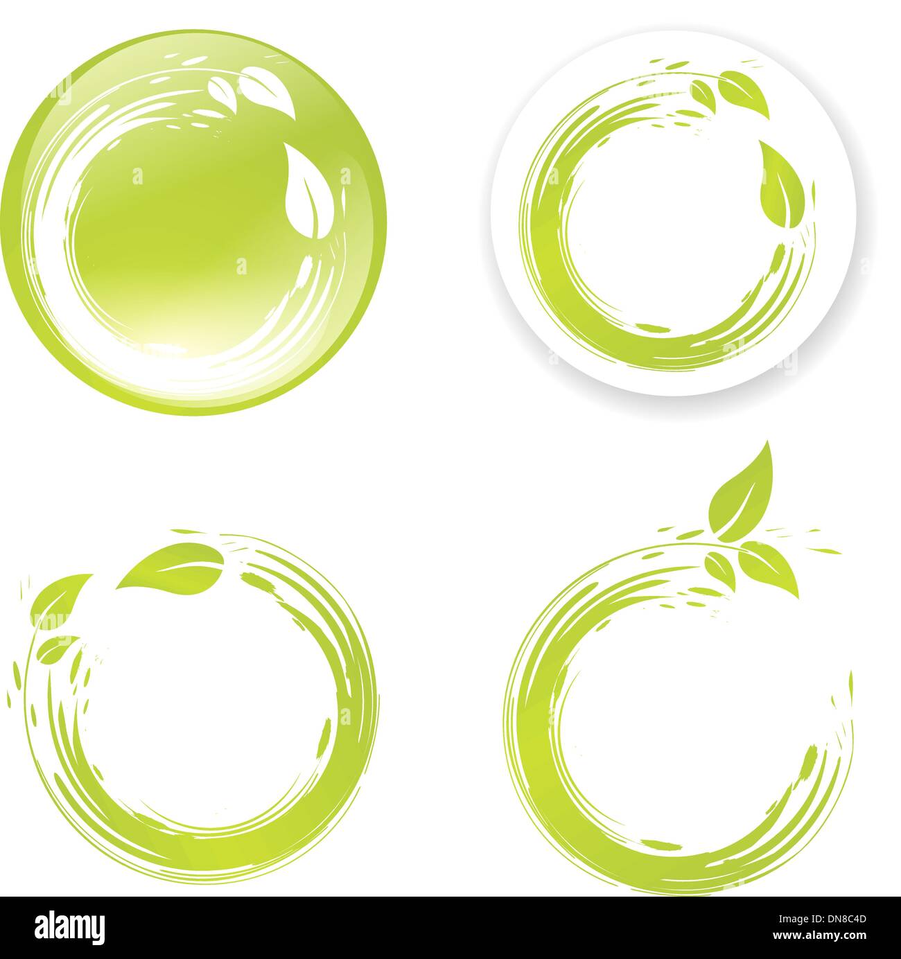 Green Eco Designs Stock Vector Image & Art - Alamy