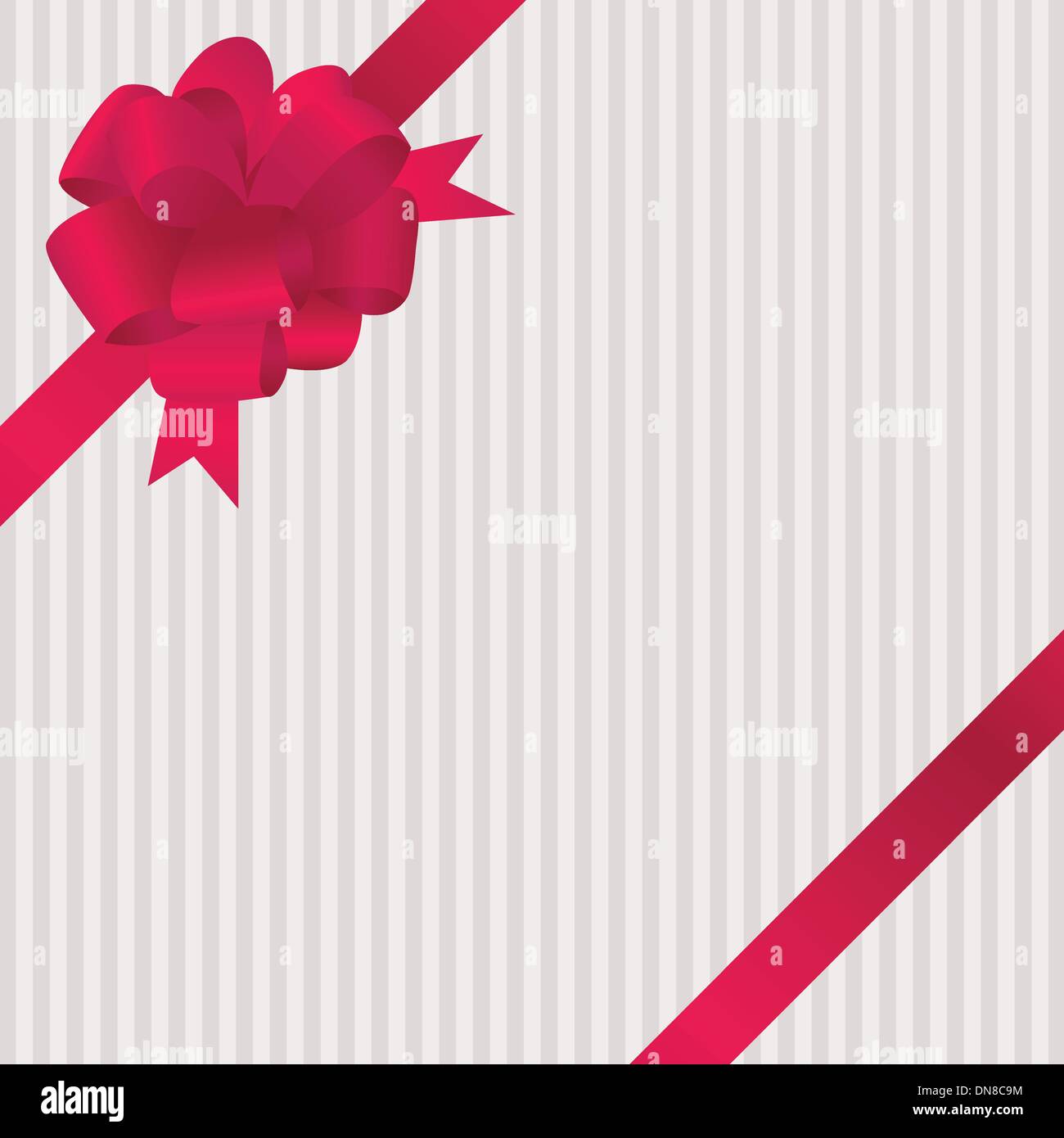 Shiny red satin ribbon on white background Stock Vector Image & Art - Alamy