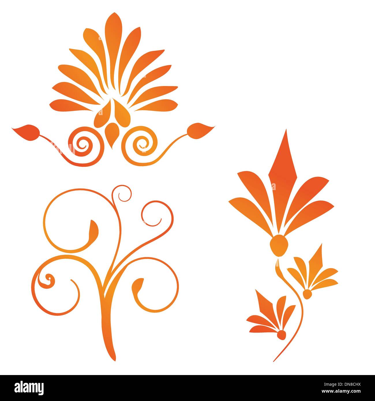 Cute floral seamless background Stock Vector Image & Art - Alamy