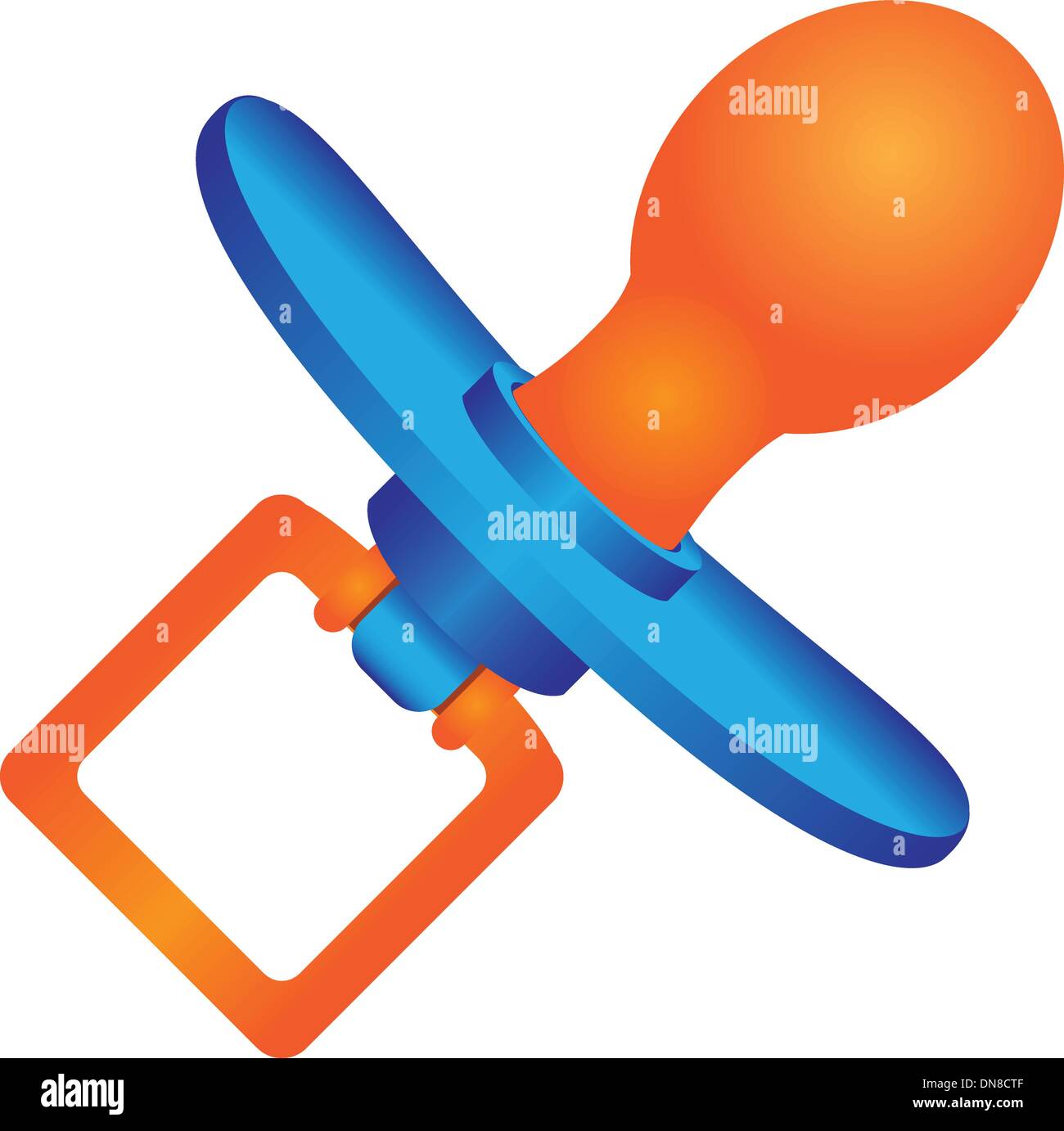 Babies dummy Stock Vector