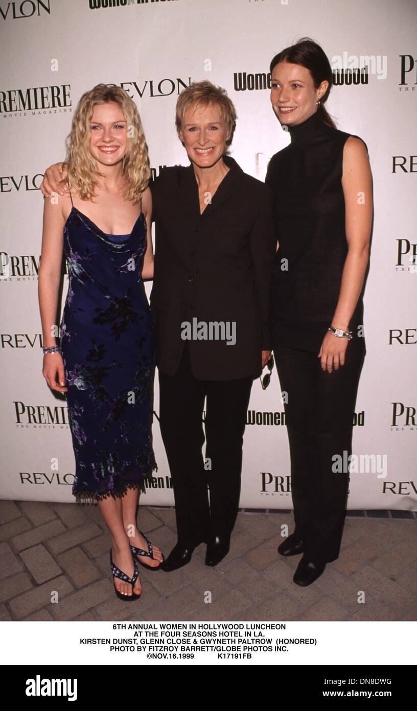 Nov. 16, 1999 6TH ANNUAL WOMEN IN HOLLYWOOD LUNCHEON.AT THE FOUR