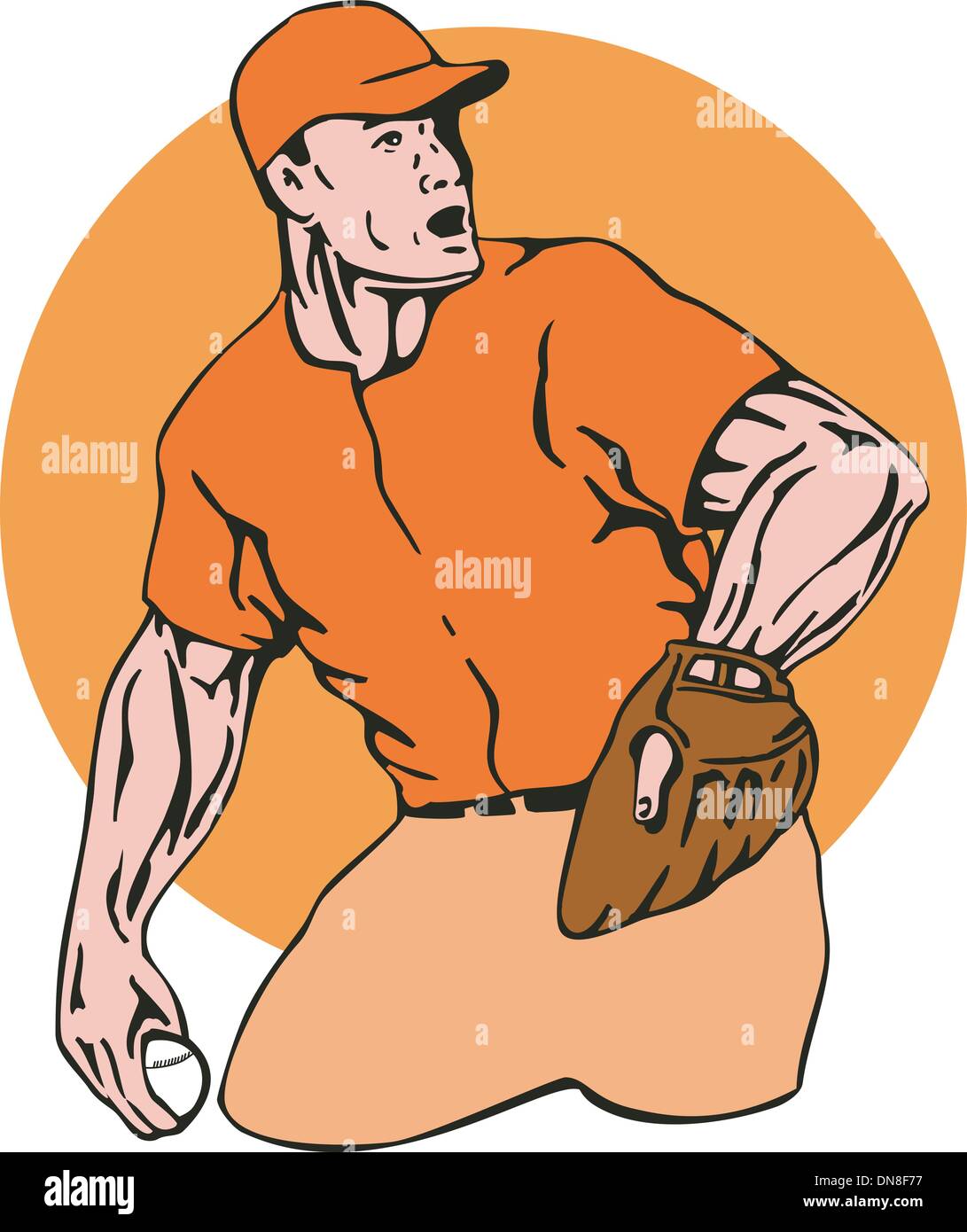 American pitcher Stock Vector Images - Alamy