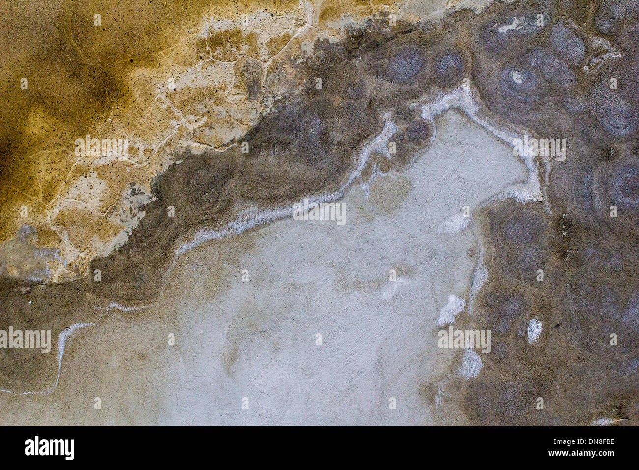 vintage rendered colored structured wall background.. Stock Photo