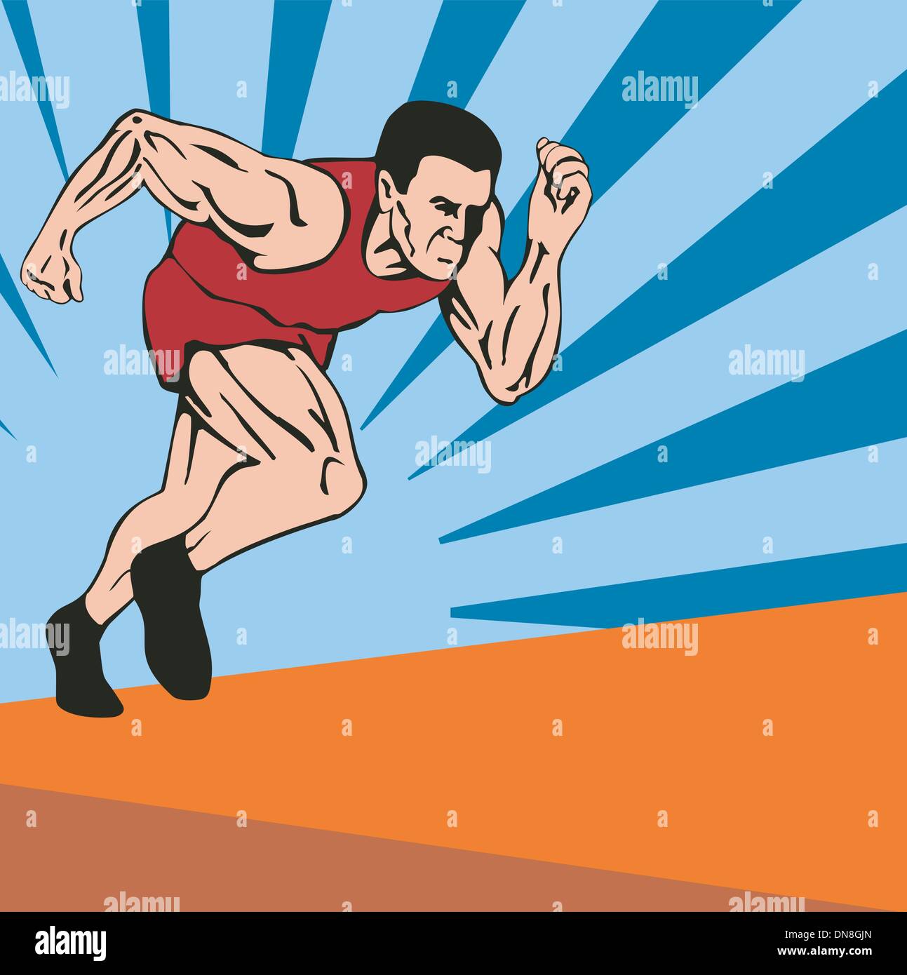 Sprinter artwork Stock Vector Images Alamy