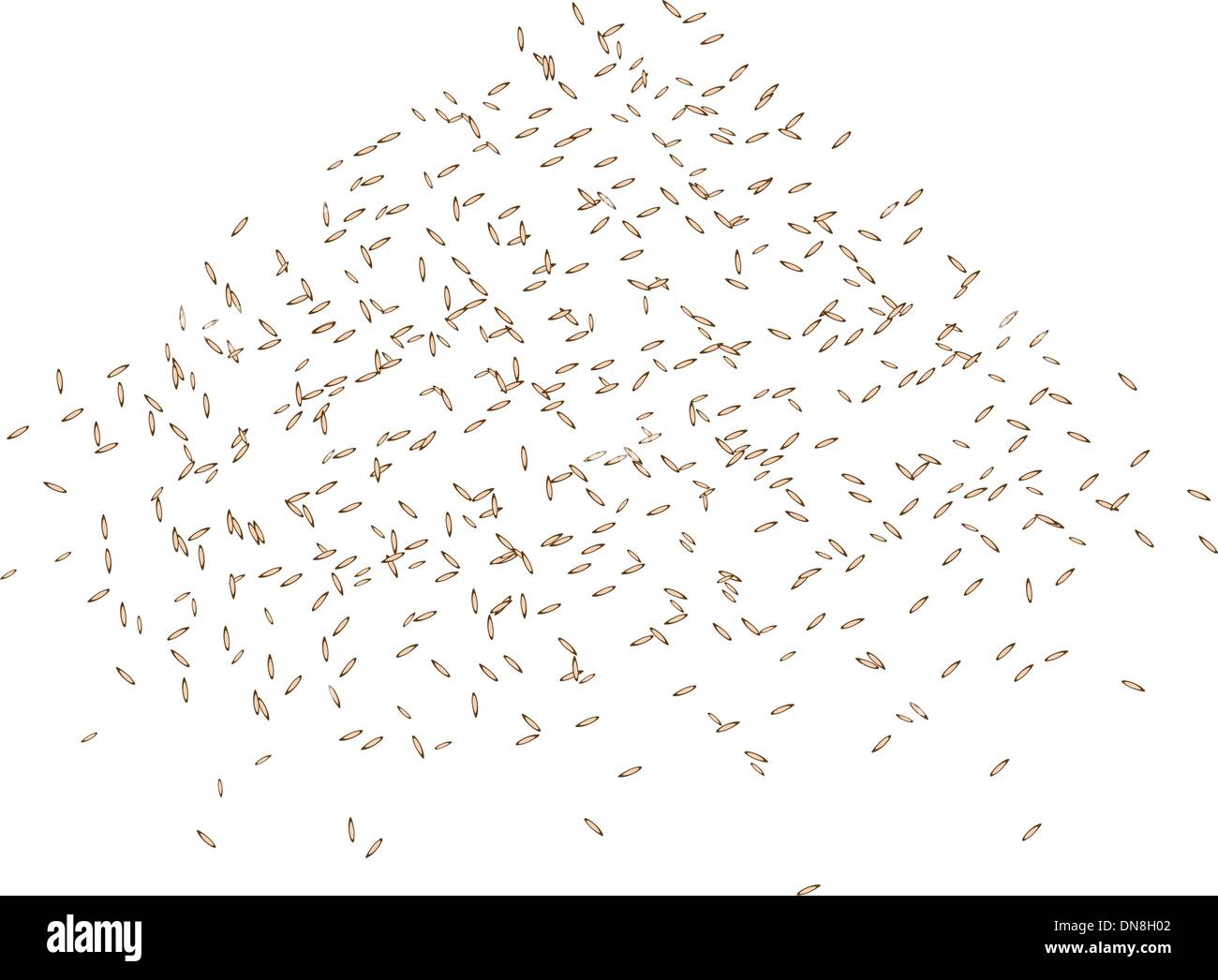 A Lot of Soy Bean on White Plate Stock Vector