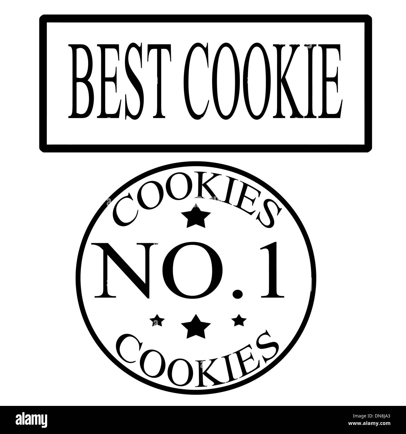 Best cookie Stock Vector