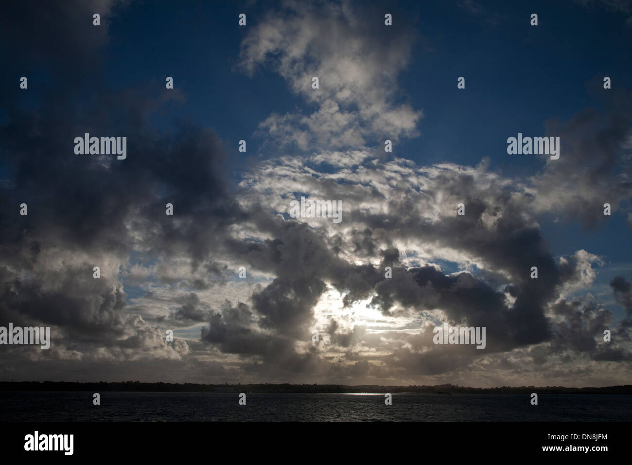 weston shore southampton water hampshire england Stock Photo