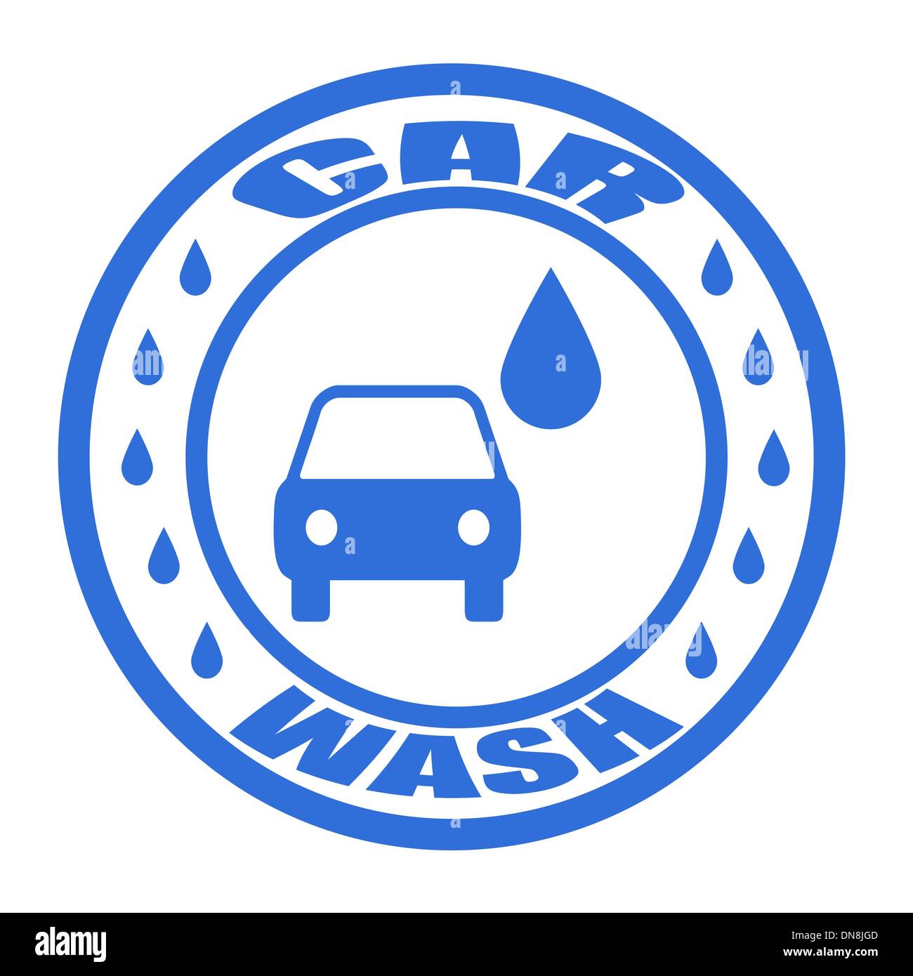 Stamp with text car wash inside Stock Vector Images Alamy