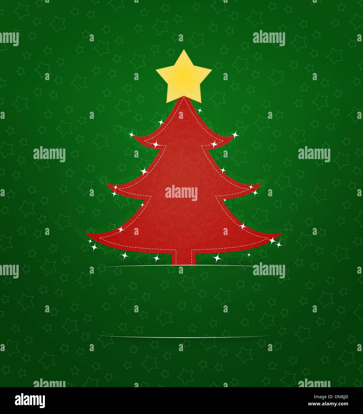 Christmas greeting card Stock Vector