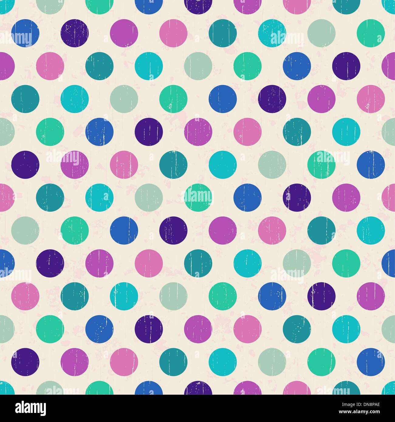 seamless retro polka dots background Stock Vector Image & Art - Alamy