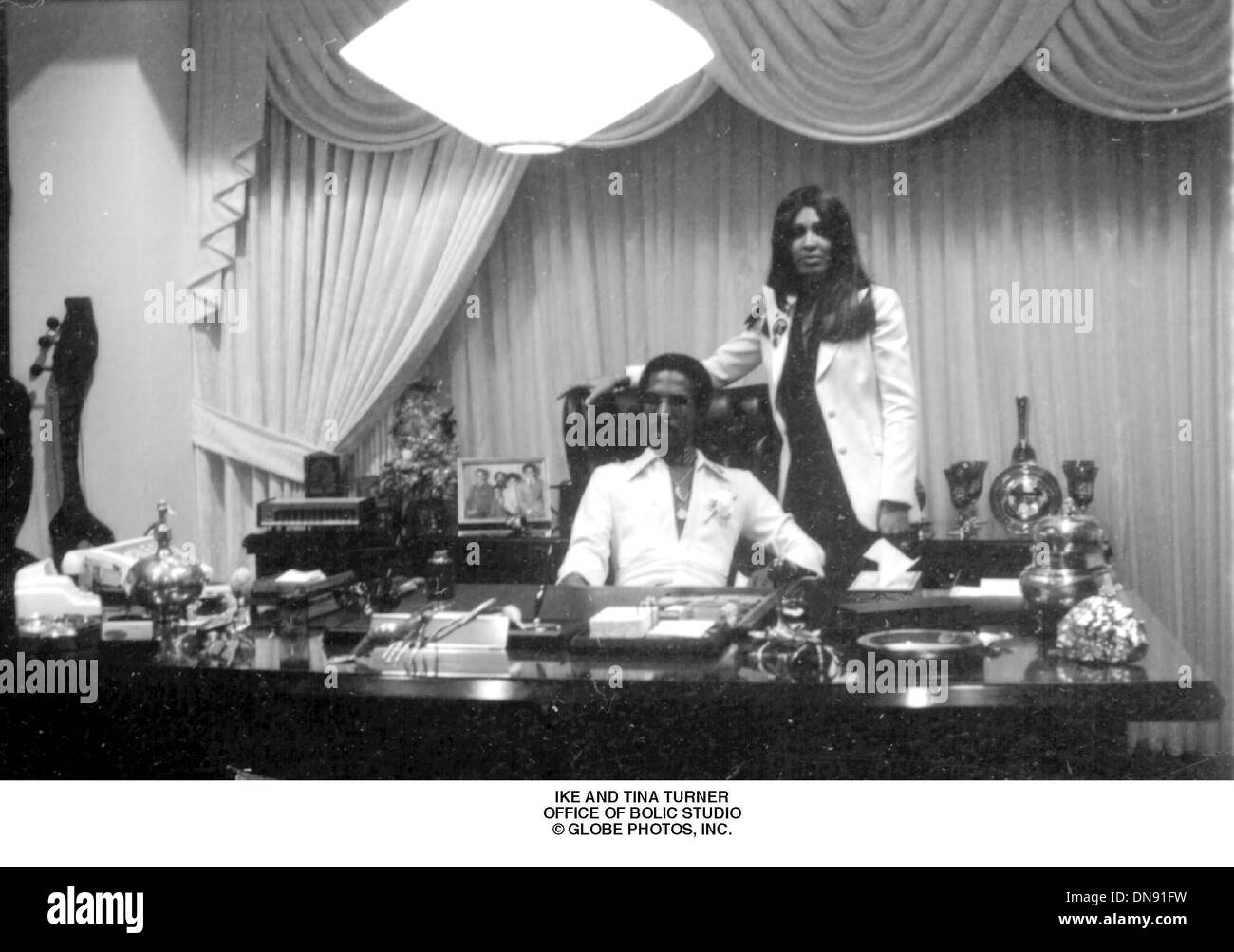 May 31, 2001 - IKE AND TINA TURNER.OFFICE OF BOLIC STUDIO.(Credit Image: © Globe Photos/ZUMAPRESS.com) Stock Photo