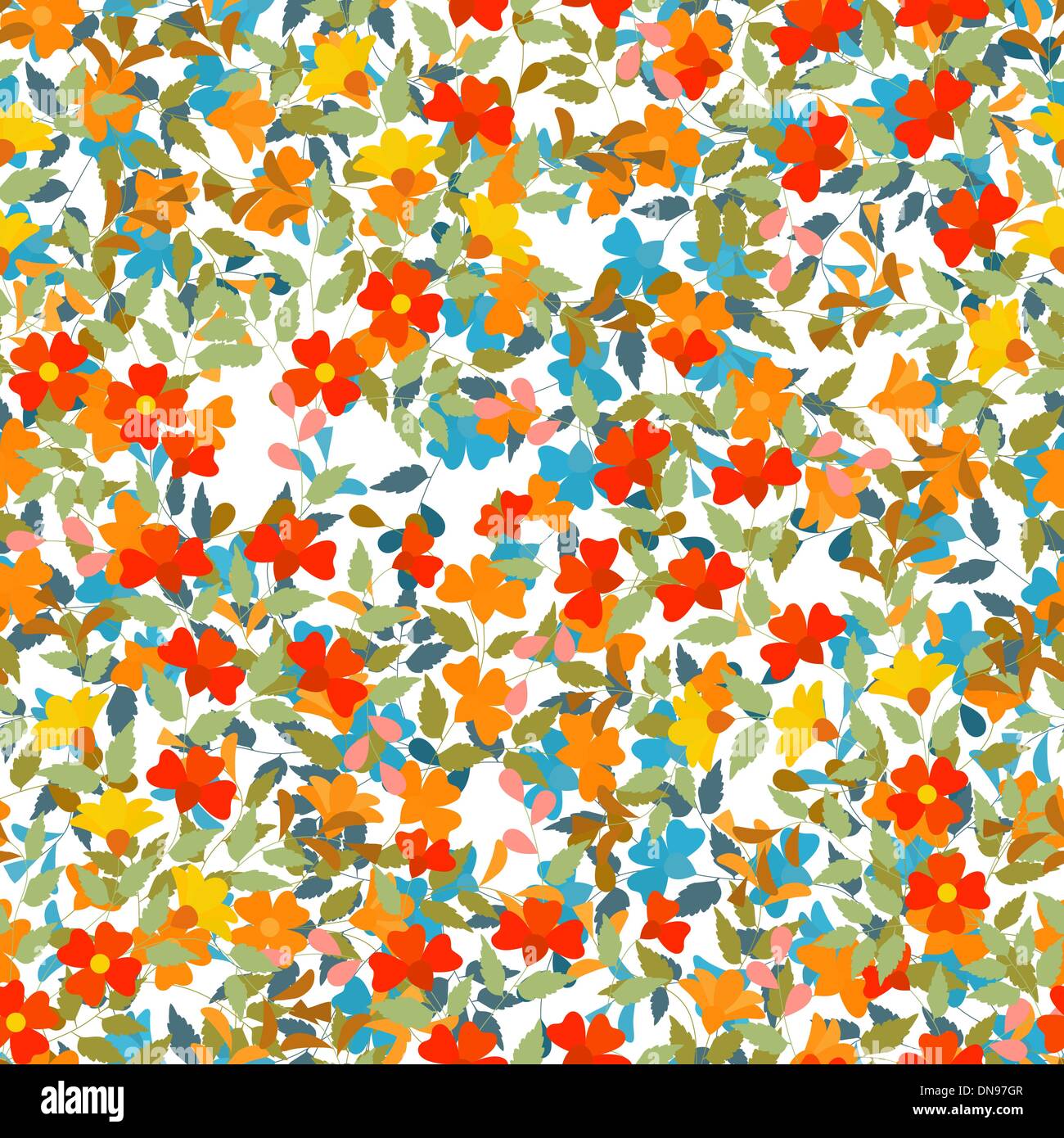Floral tile vector vectors hi-res stock photography and images - Alamy