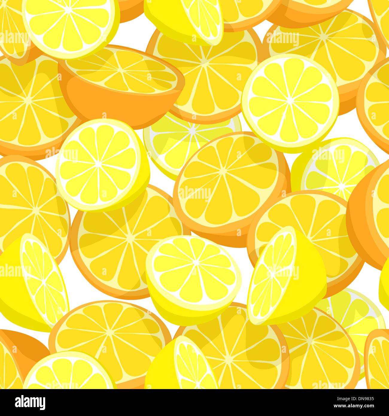 Citrus seamless tile Stock Vector