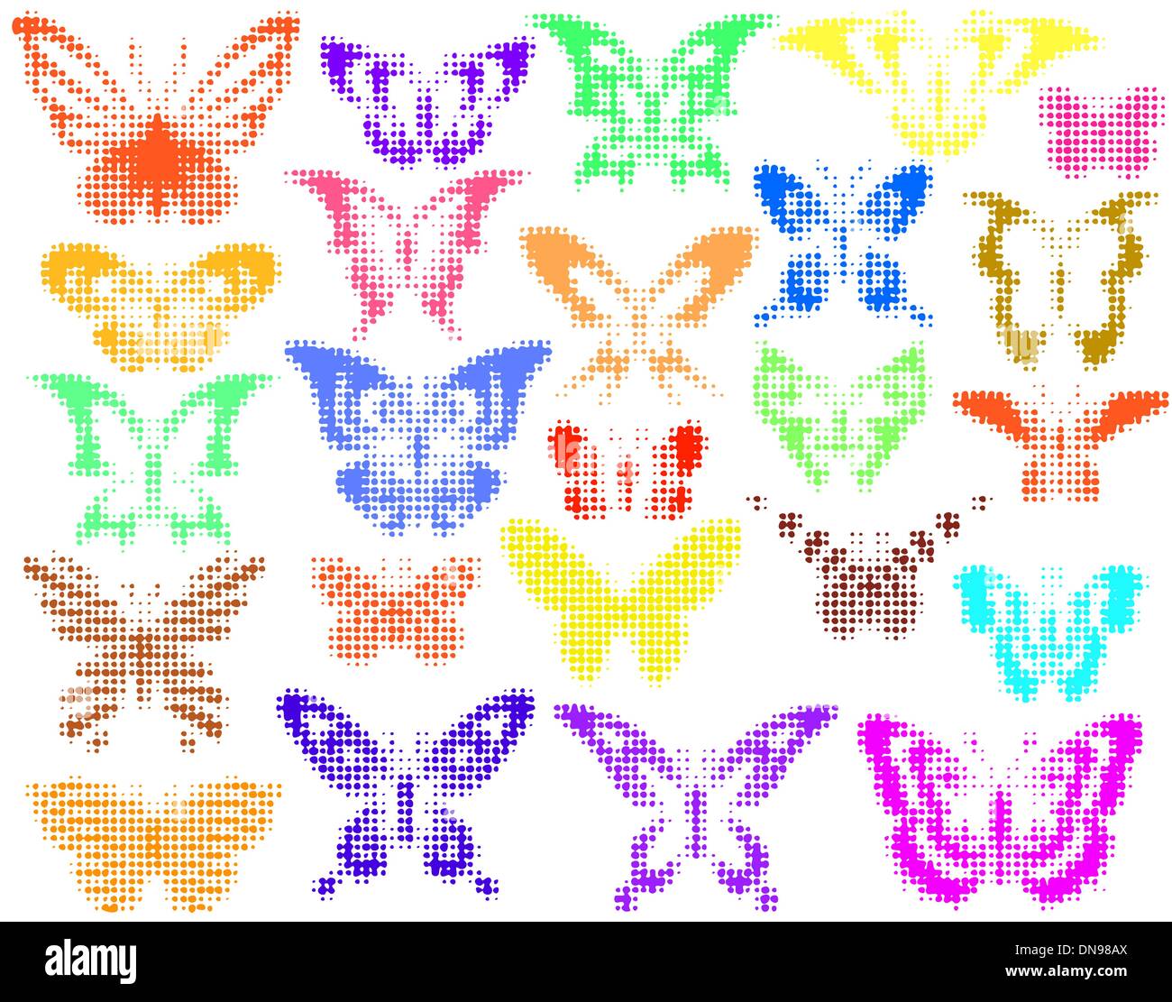 Butterfly wing blur Stock Vector Images - Alamy