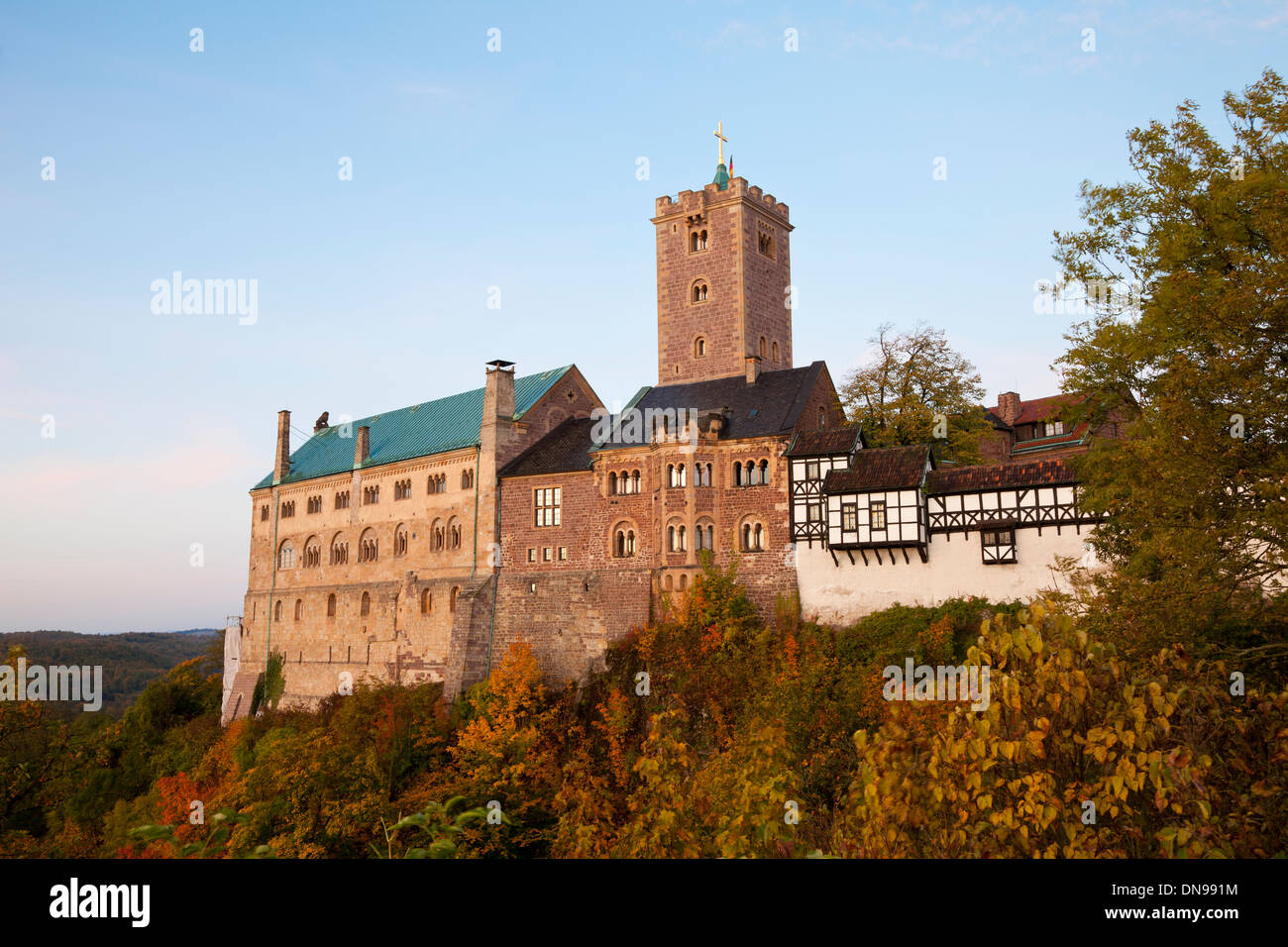 Wartburg Castle, UNESCO World Heritage Site, Eisenach, Thüringer Wald ...