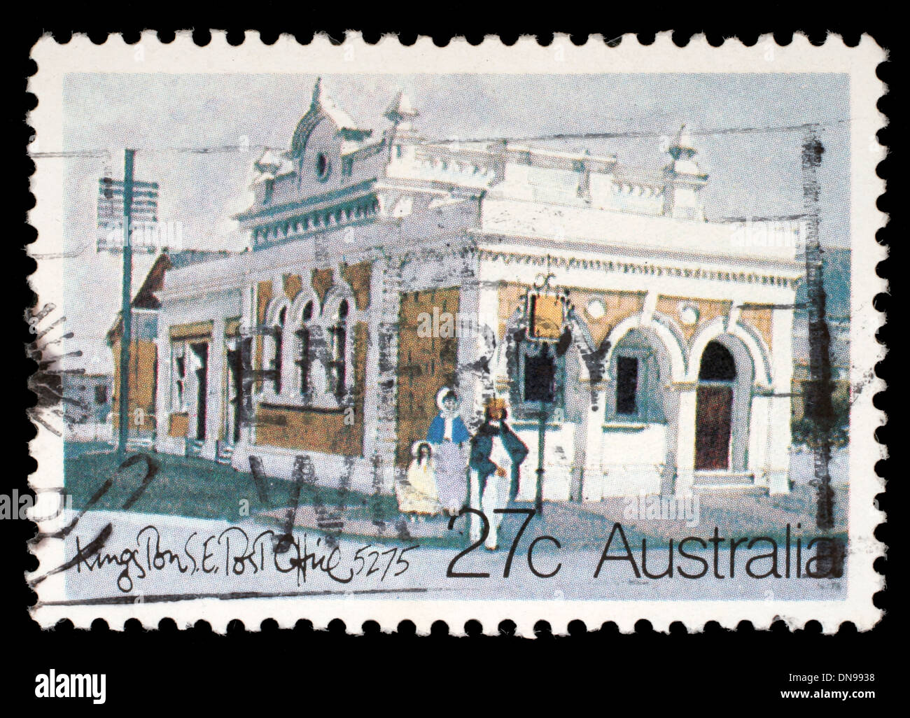 Stamp printed in AUSTRALIA shows the Historic Australian Post Offices