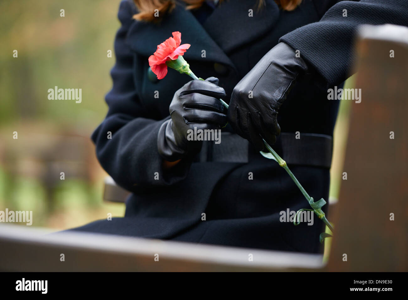 Funeral service Stock Photo