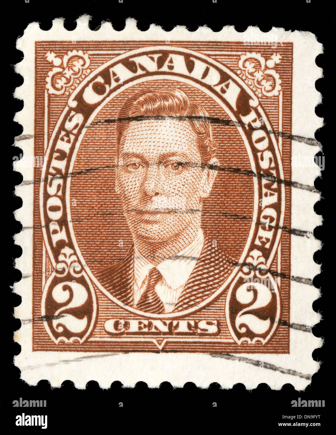 Canadian postage stamp canada king hires stock photography and images