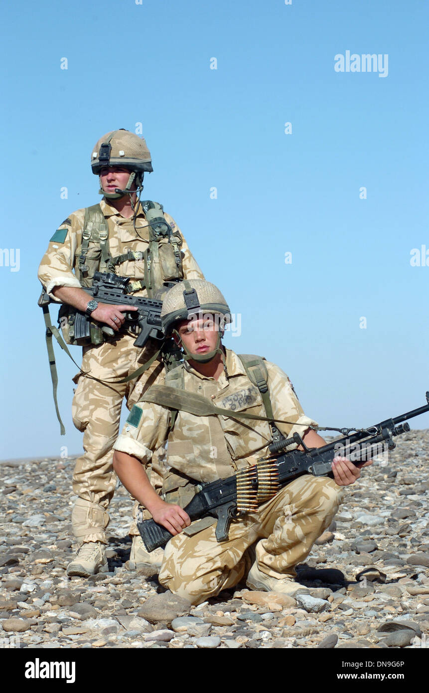 British army fighting the Taliban in Helmand Province Afghanistan 2006