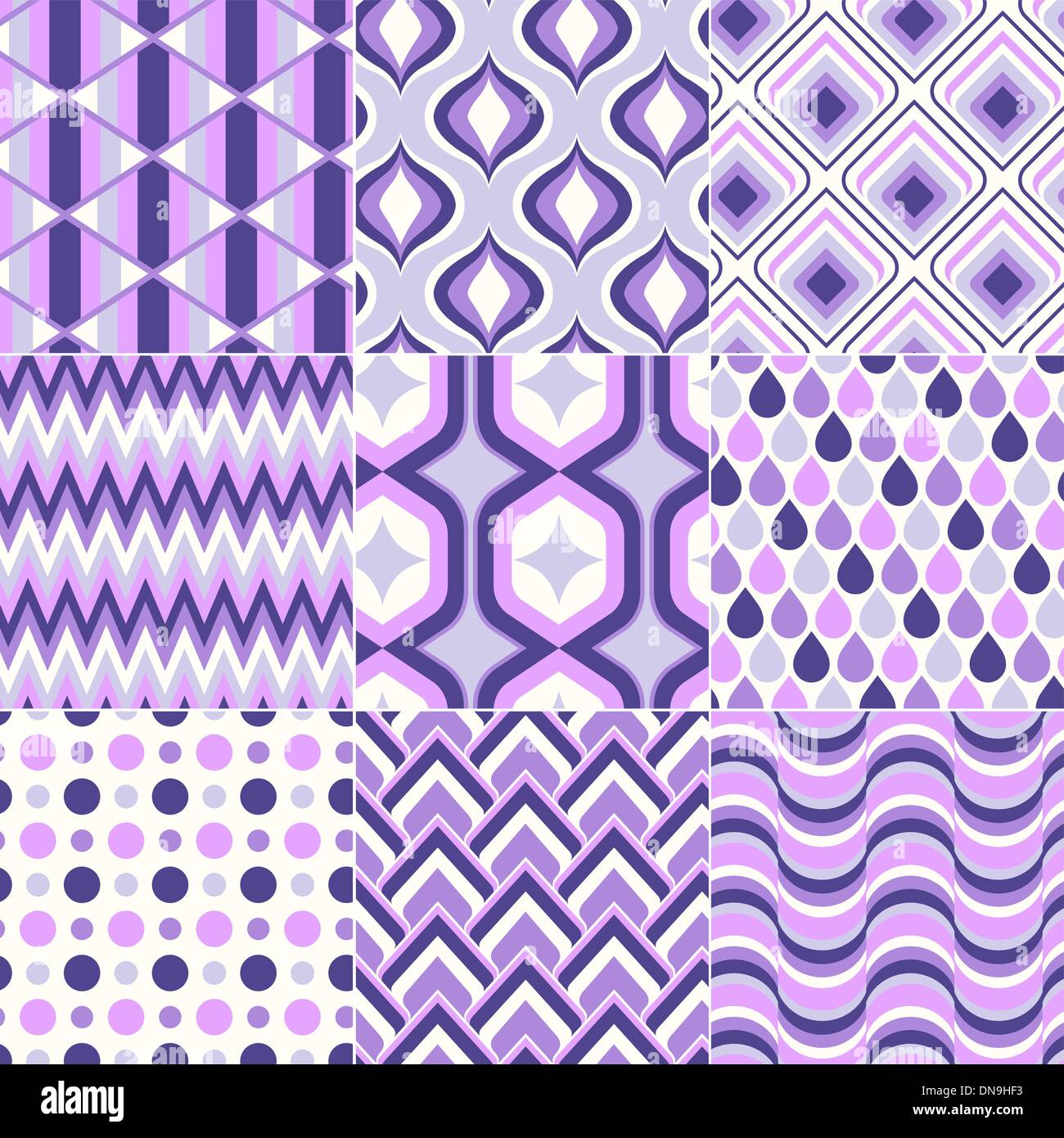 Purple and print pattern hires stock photography and images Alamy