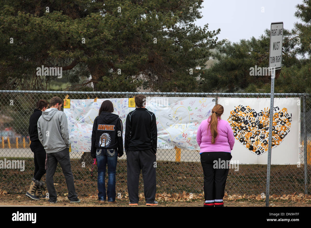 School shooting memorial usa 2013 hires stock photography and images