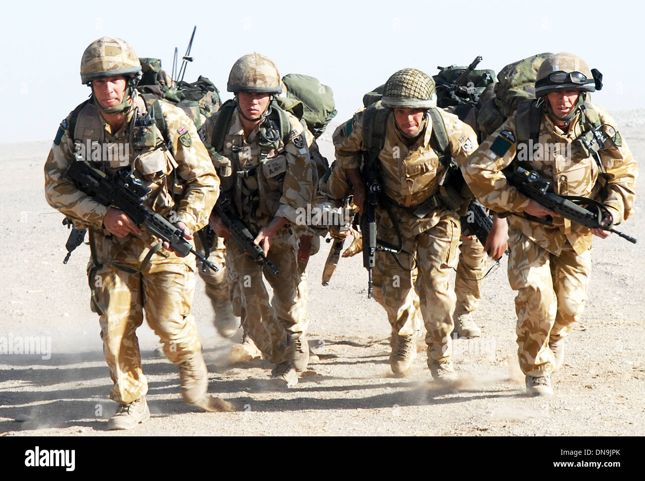 British army fighting the Taliban in Helmand Province Afghanistan 2006