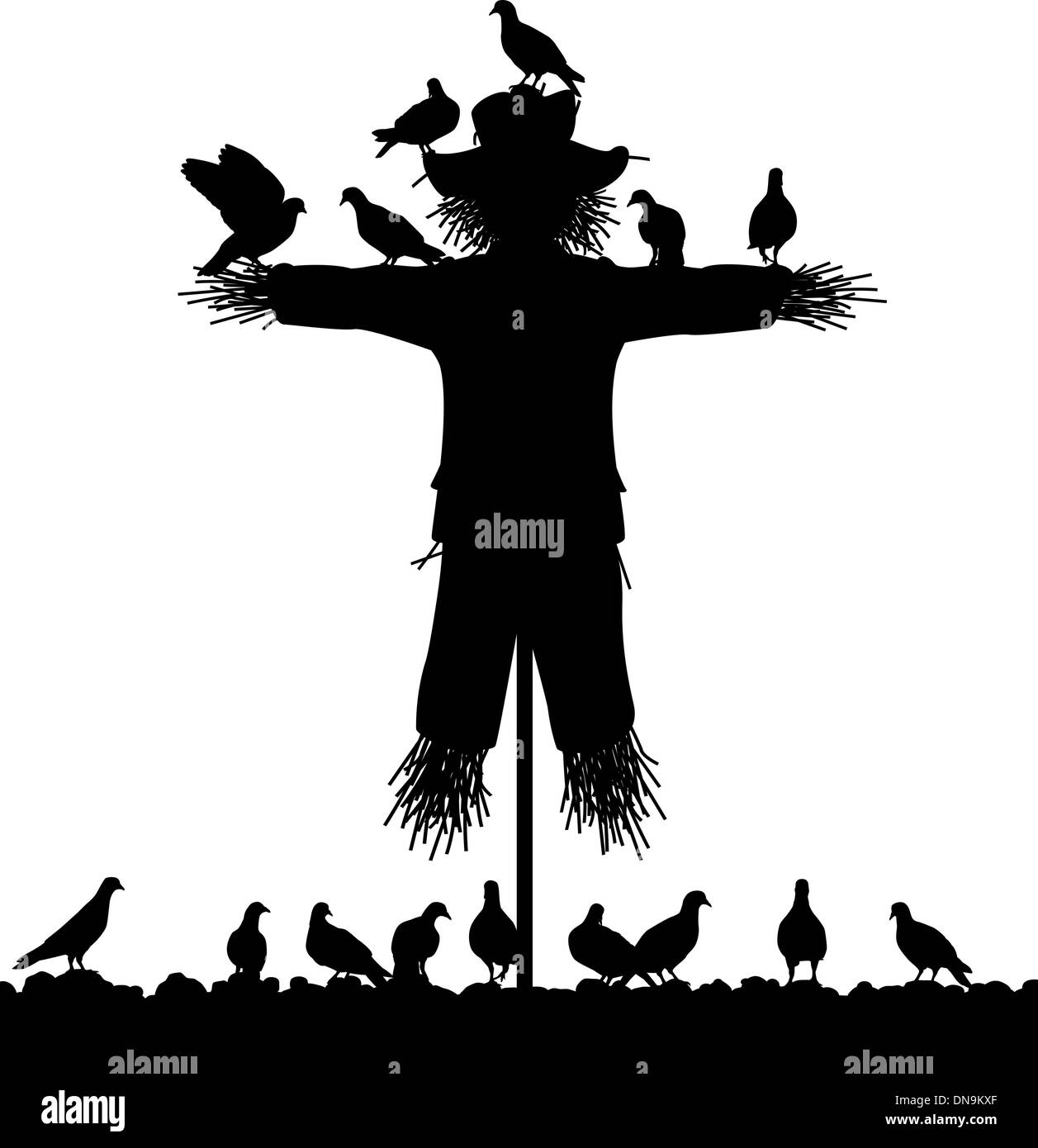 Scarecrow Black and White Stock Photos & Images Alamy