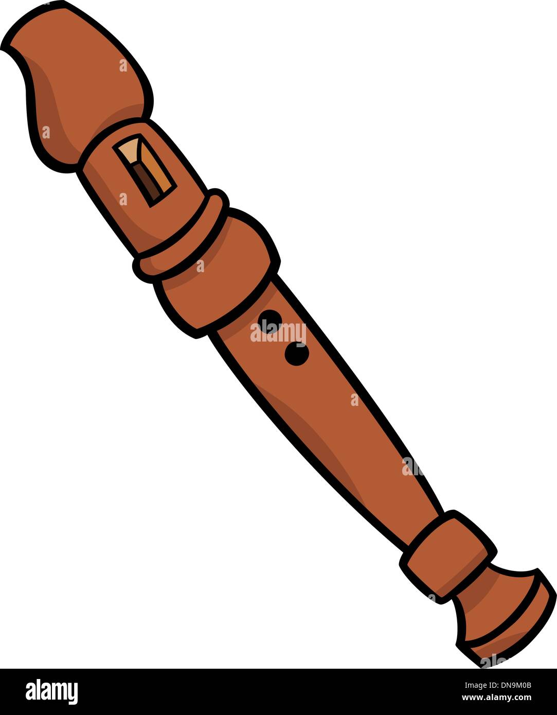 flute musical instrument cartoon Stock Vector Image & Art Alamy