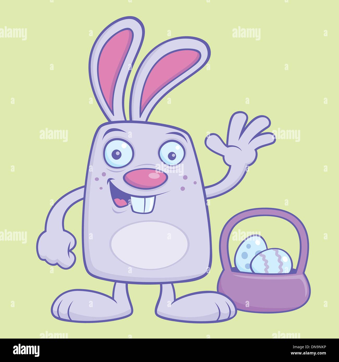 Silly Easter Bunny Stock Vector Image & Art - Alamy