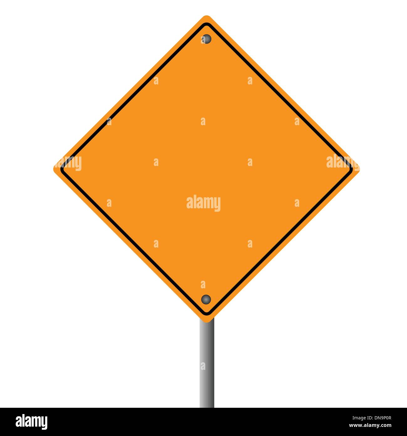 Blank warning sign Stock Vector Images Alamy