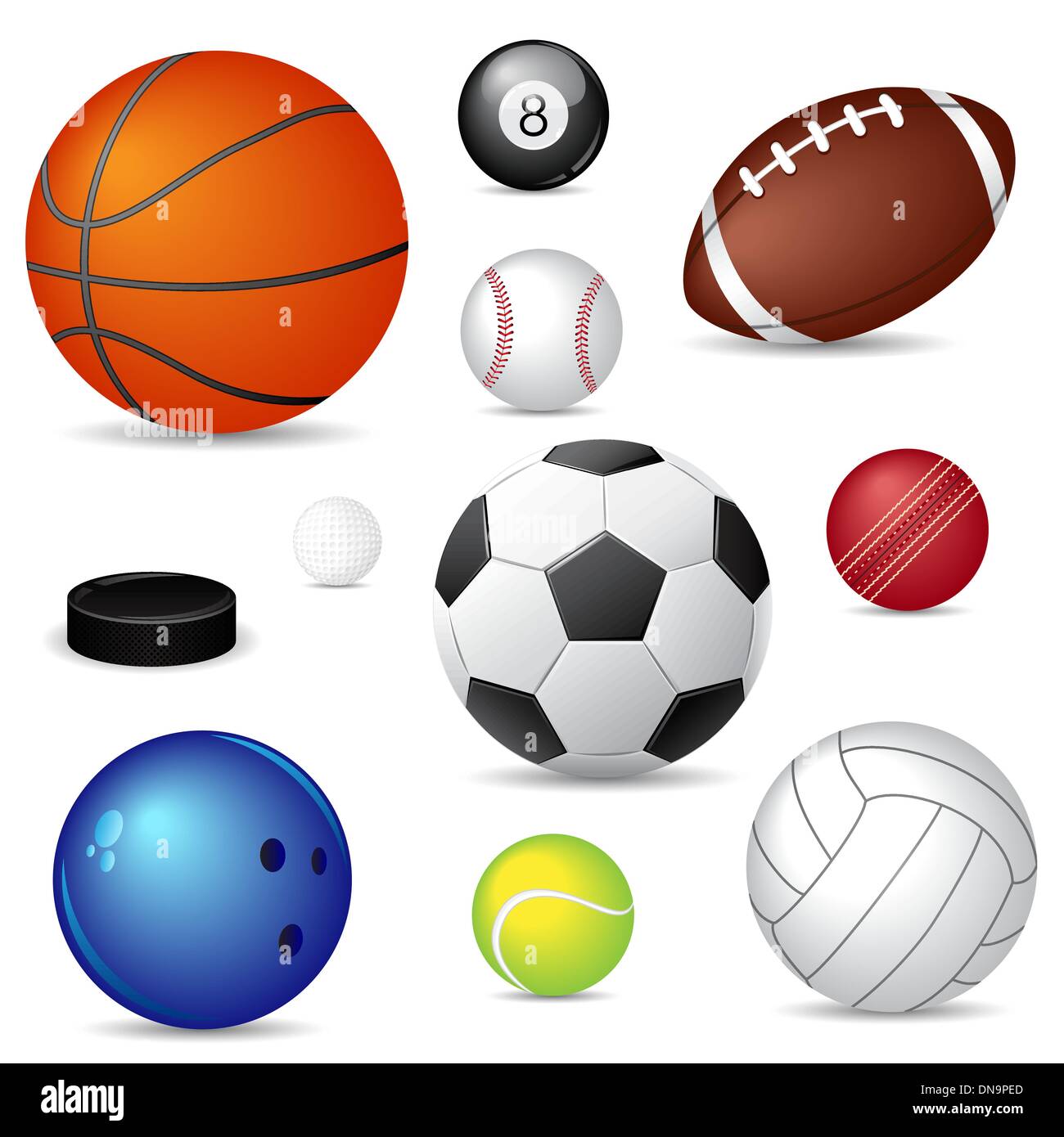 Sport balls Stock Vector