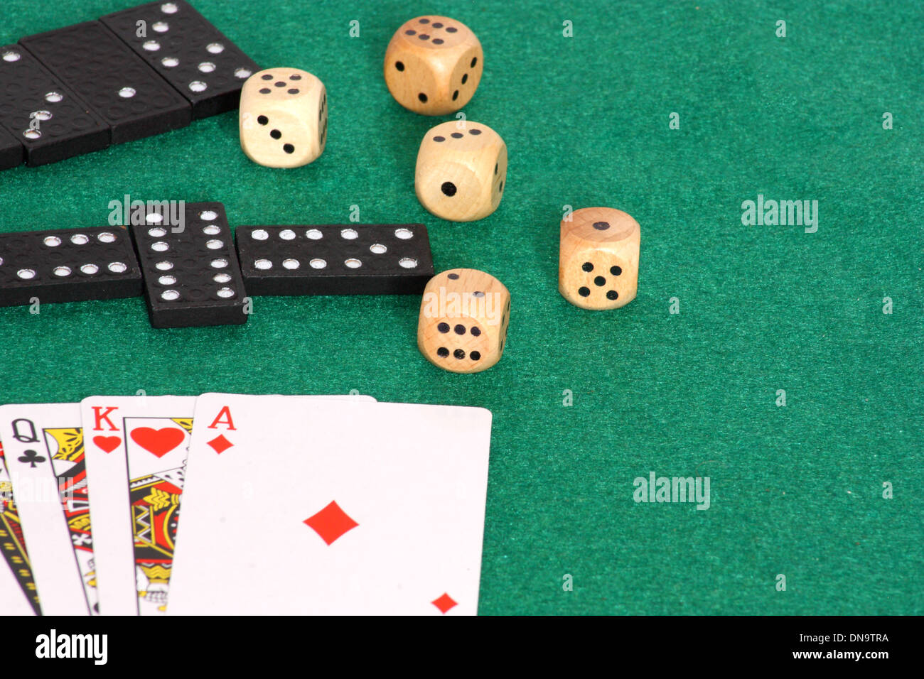 An image showing three games for passing the time and taking a risk