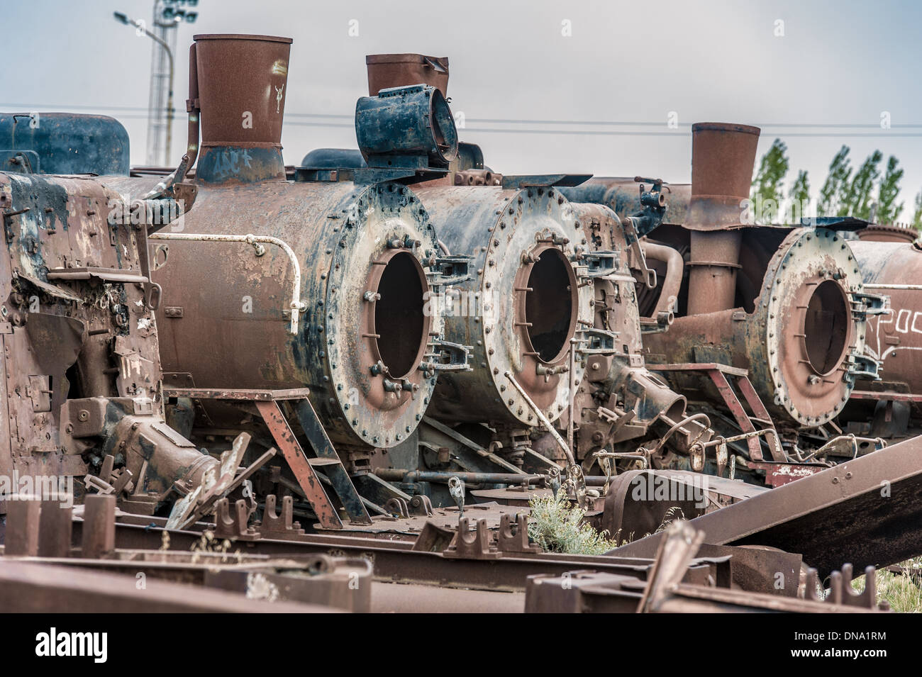 Train Junkyard, Agentina Stock Photo 64759848 Alamy
