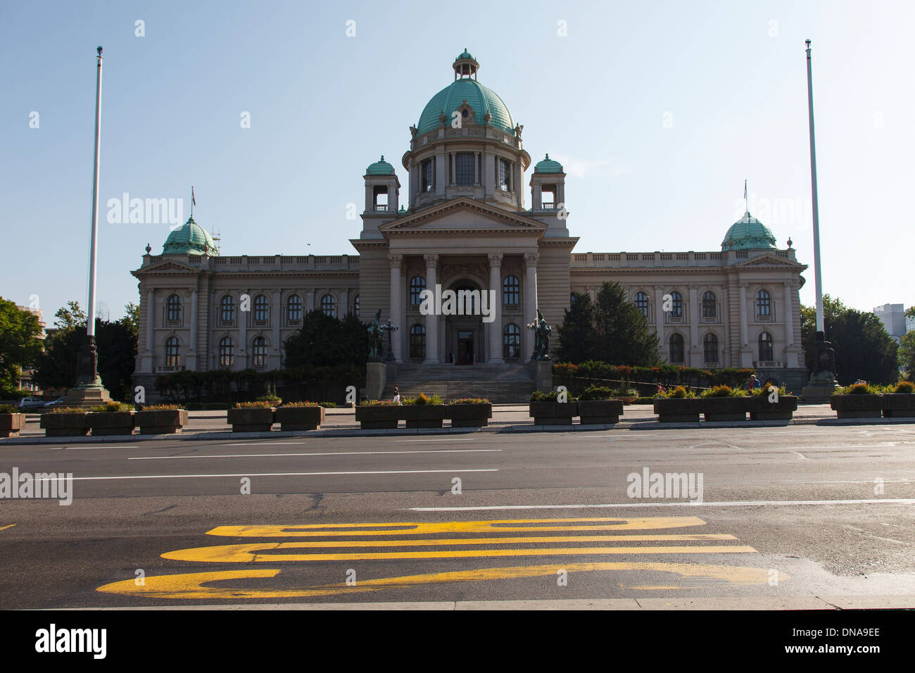 Parliament of Serbia, Belgrade, Serbia Stock Photo