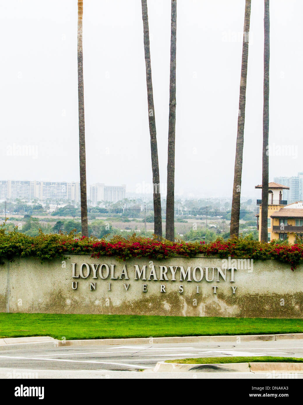 Loyola Marymount University in Los Angeles California Stock Photo
