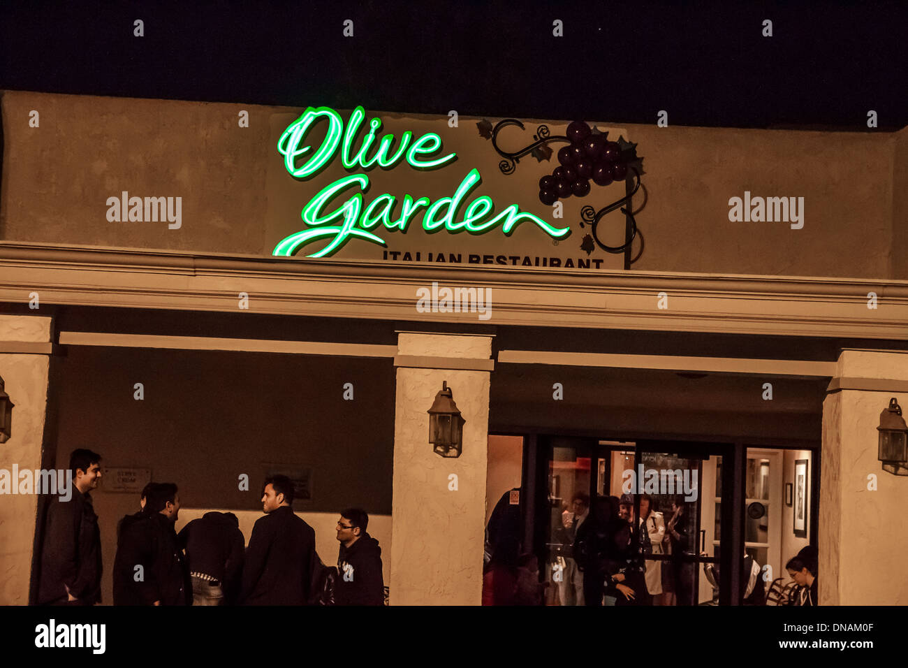 An Olive Garden Restaurant In Northridge California Stock Photo