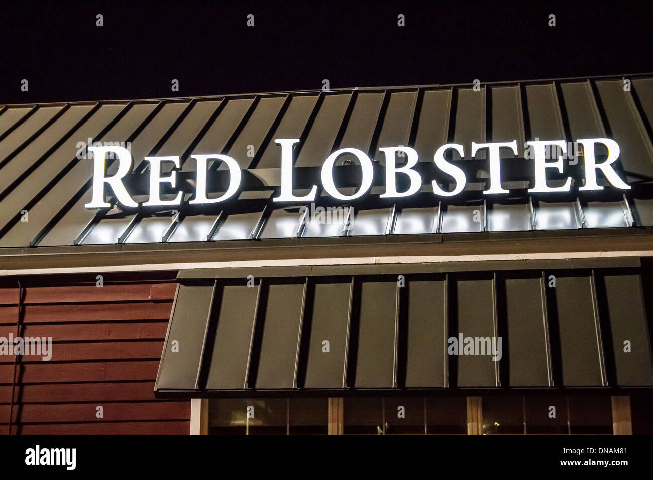 The Red Lobster Store in West Hills California Stock Photo